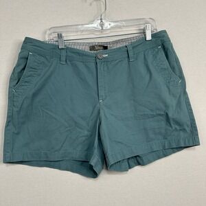 Natural Reflections Women's Size 16 Mint Green‎ Chino Shorts Golfing Hiking Shop